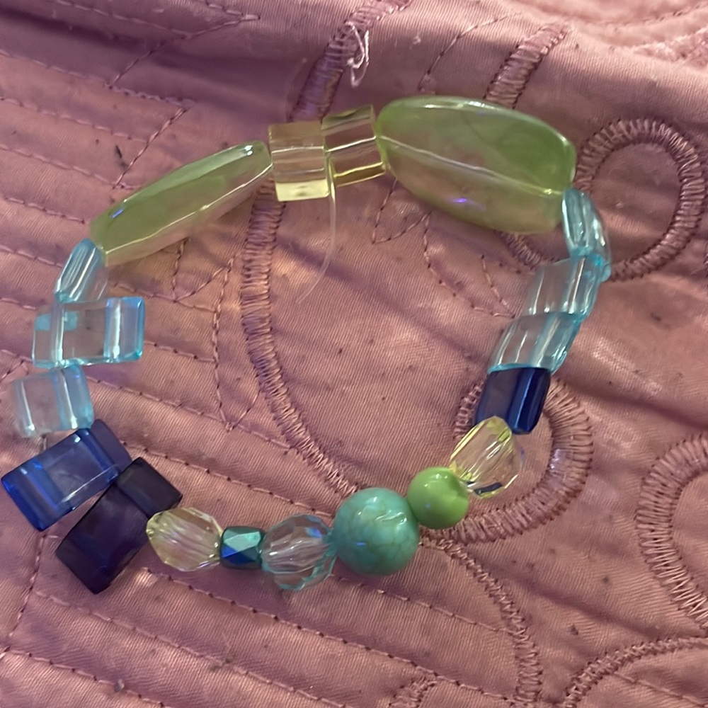 Handmade Colorful Chip Bracelet